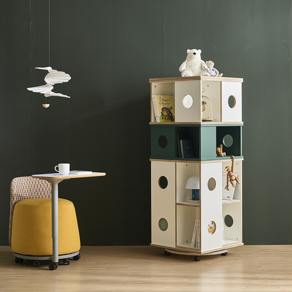 [컴프프로] 울트라 플러스 회전책장 4단